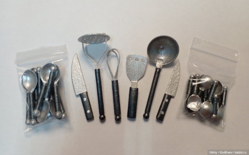 Посуда для кукольной кухни