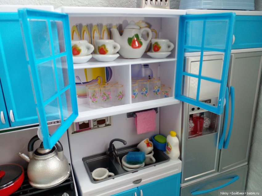 Посуда для кукольной кухни
