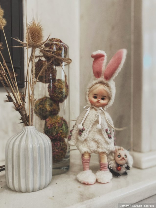 Офелия белая и пушистая — Гибридизация кукол BJD (БЖД): пересадка головы