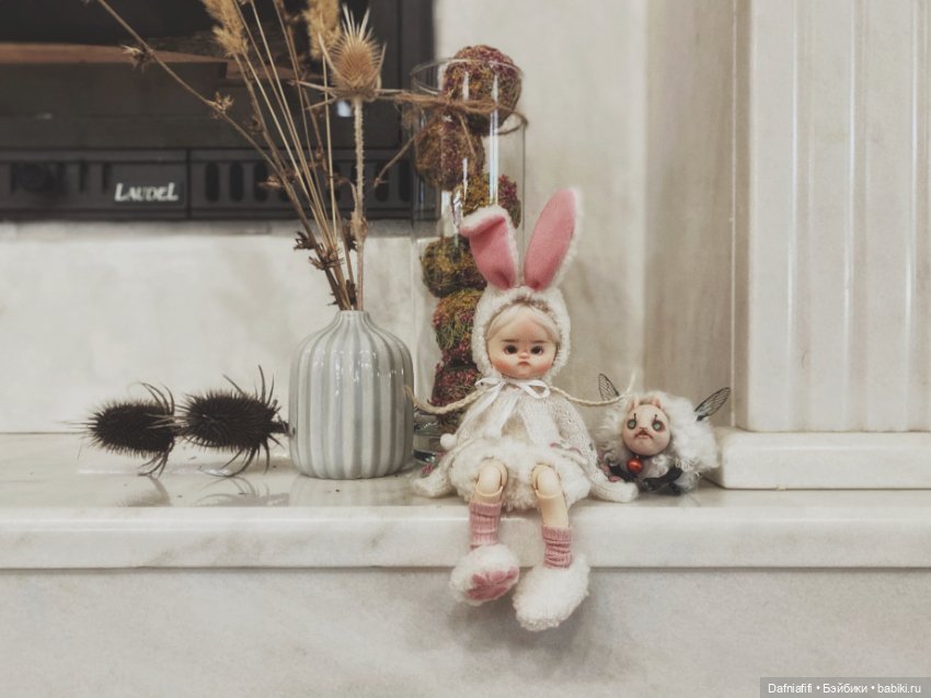 Офелия белая и пушистая — Гибридизация кукол BJD (БЖД): пересадка головы
