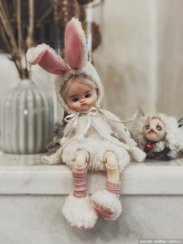 Офелия белая и пушистая — Гибридизация кукол BJD (БЖД): пересадка головы (фото 5)