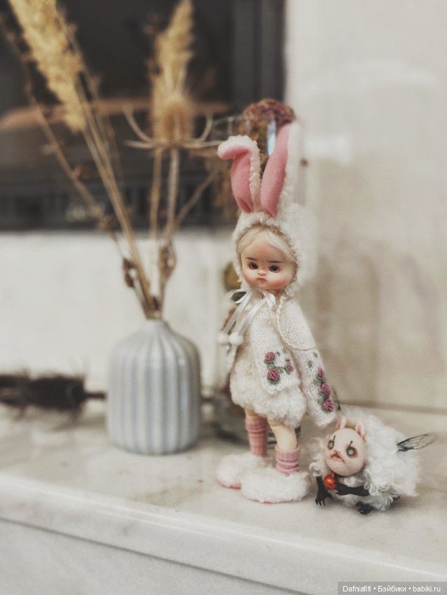 Офелия белая и пушистая — Гибридизация кукол BJD (БЖД): пересадка головы (фото 9)