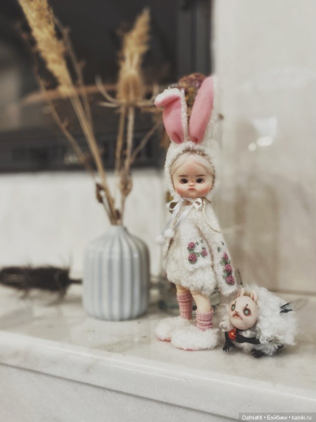 Офелия белая и пушистая — Гибридизация кукол BJD (БЖД): пересадка головы (фото 10)