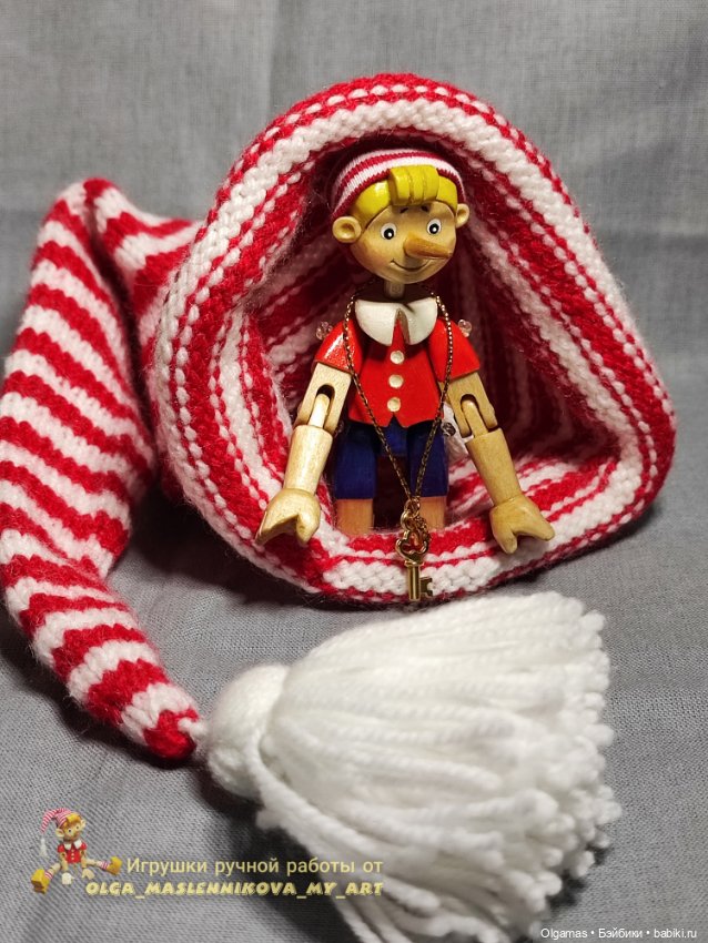 Буратинка😊 — Авторские игрушки из дерева: резьба