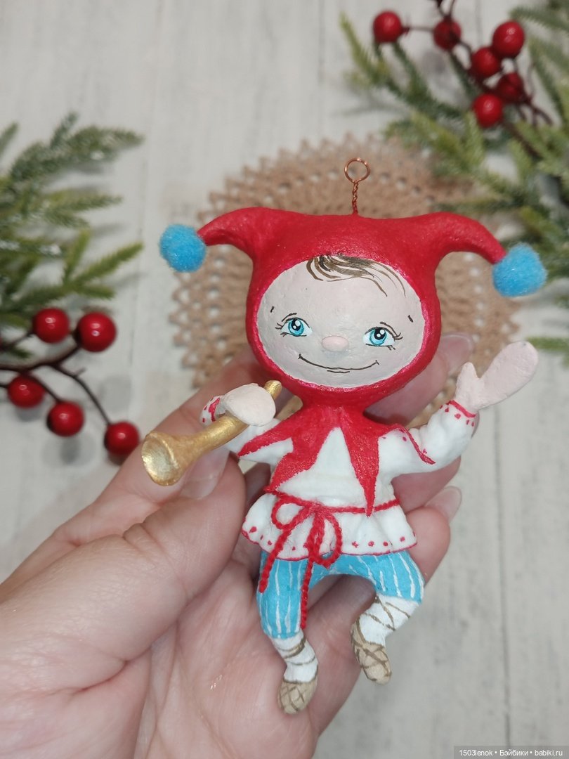 Скоморошка — Лепка авторских игрушек и папье (фото 6)