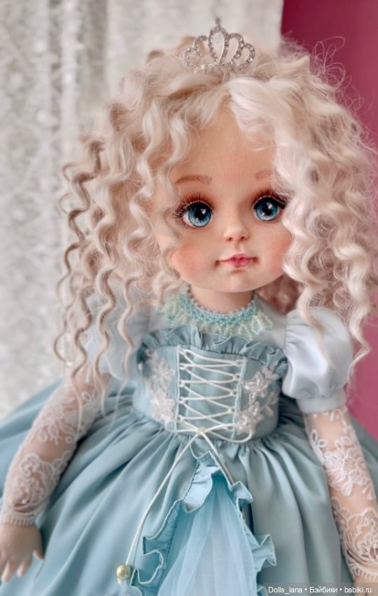 Интерьерная текстильная кукла (фото 6)