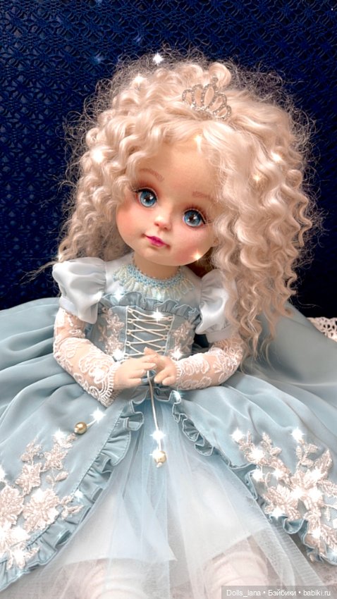 Интерьерная текстильная кукла (фото 8)