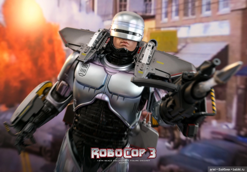 В Гонконге состоялся релиз фигурки Робокопа в масштабе 1/6 от Hot Toys по мотивам фильма «Робокоп 3»