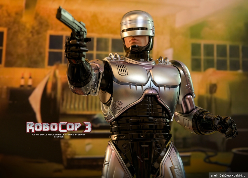 В Гонконге состоялся релиз фигурки Робокопа в масштабе 1/6 от Hot Toys по мотивам фильма «Робокоп 3» (фото 3)