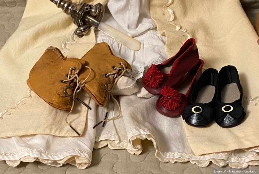 Приданое для антикварной куклы 1860-х. Часть 4
