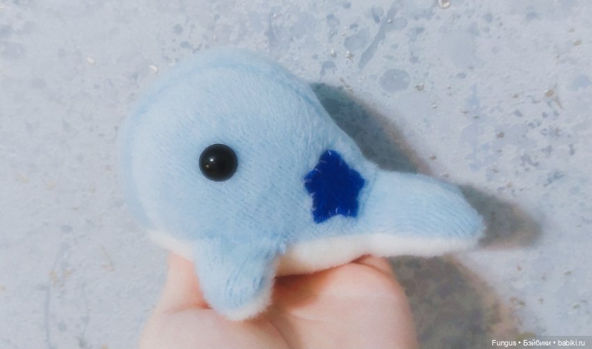 Плюшевый китенок🐳 — Наши хобби и творчество: вышивка (фото 2)