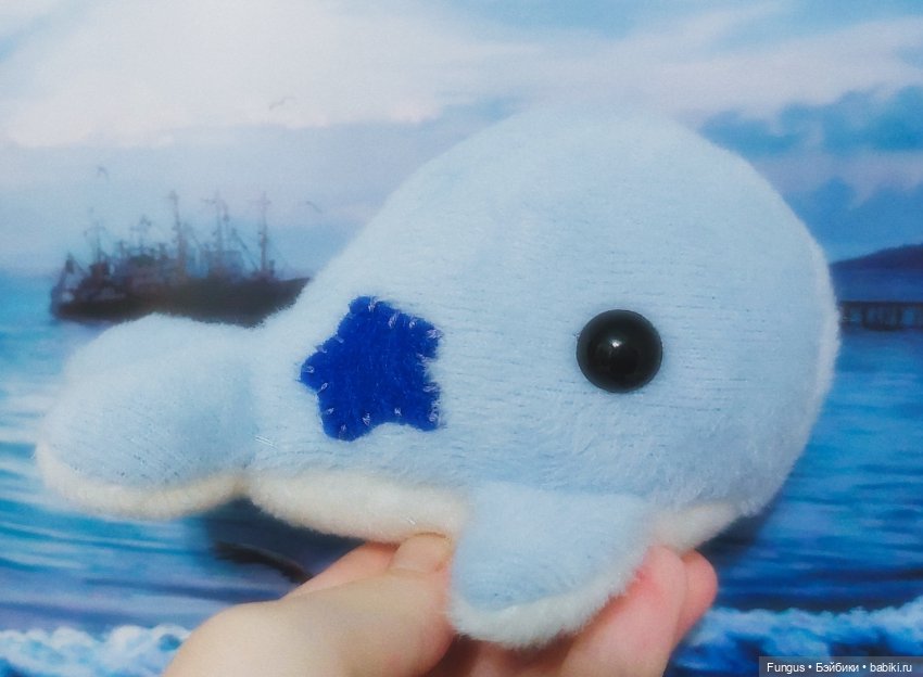 Плюшевый китенок🐳 — Наши хобби и творчество: вышивка