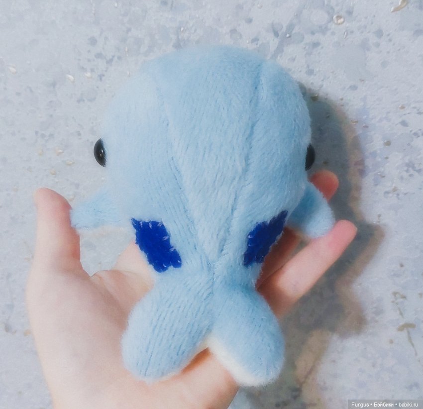 Плюшевый китенок🐳 — Наши хобби и творчество: вышивка (фото 3)