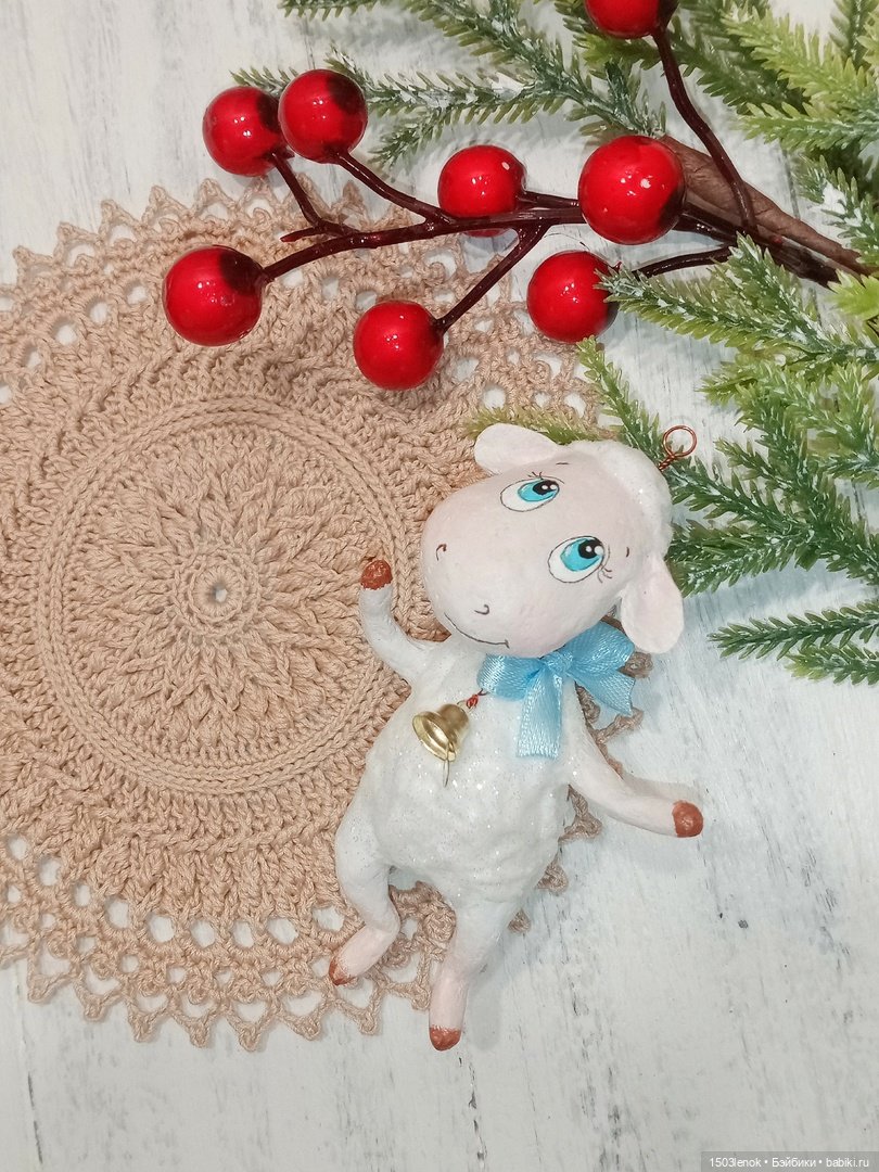 Ёлочные зверята — Лепка авторских игрушек и папье (фото 2)