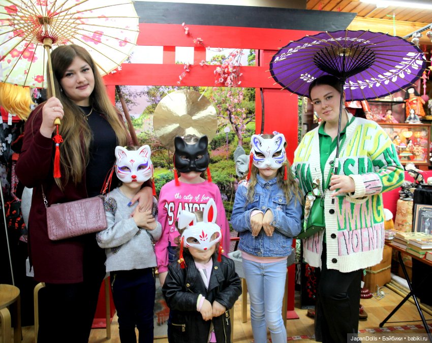 «Котята» на выставке "Япония. Куклы, сказки и легенды"