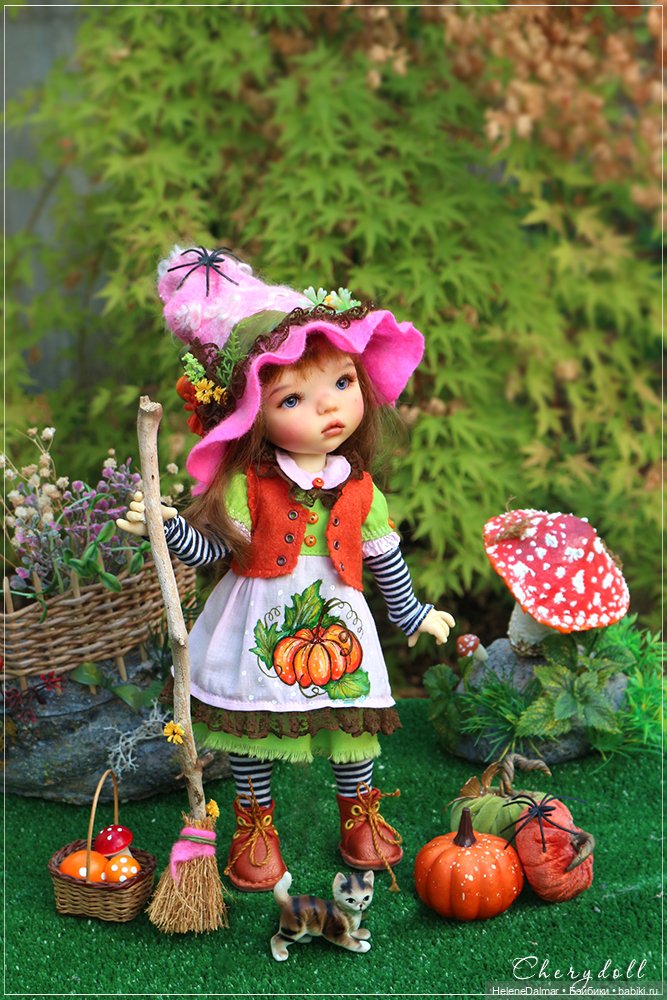 Гламурная ведьмочка — Одежда и обувь для кукол своими руками: фото