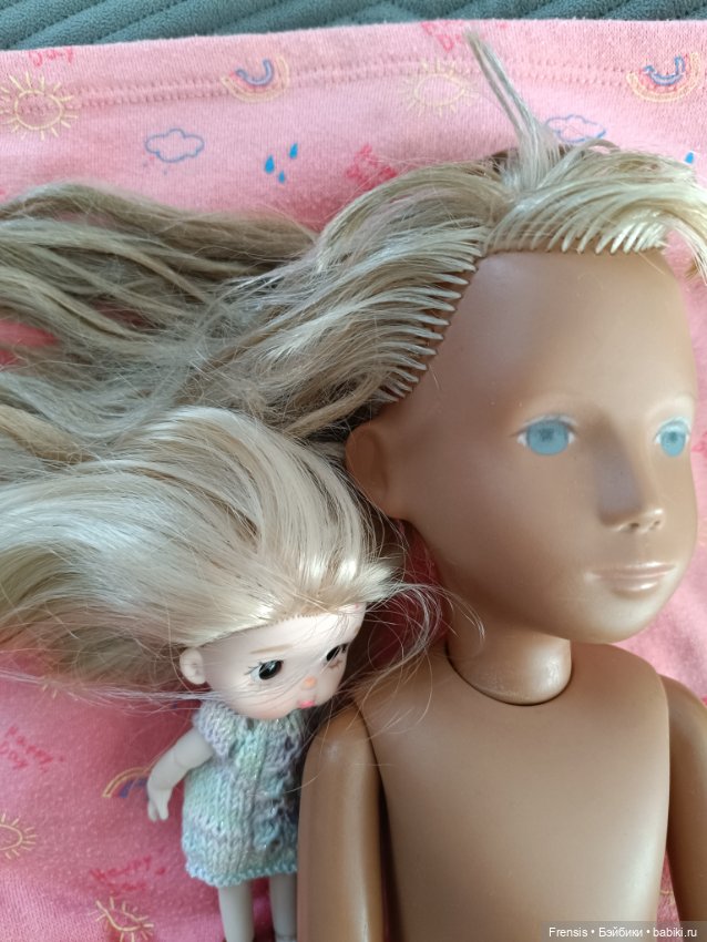 Ура! Новая прекрасная Sasha Doll Gingham 1972-73! Любование и ... частичная перепрошивка (фото 5)