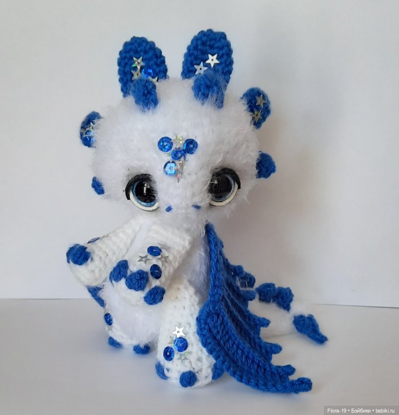 Дракошки-Снежинки — Вязаные игрушки и амигуруми: крючком (фото 4)