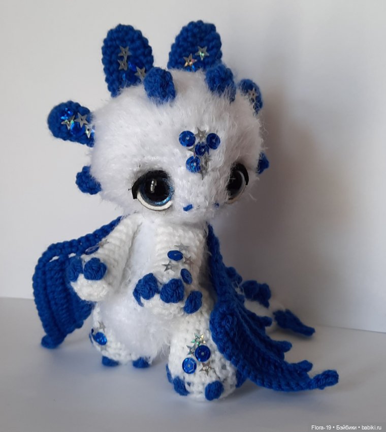 Дракошки-Снежинки — Вязаные игрушки и амигуруми: крючком (фото 6)