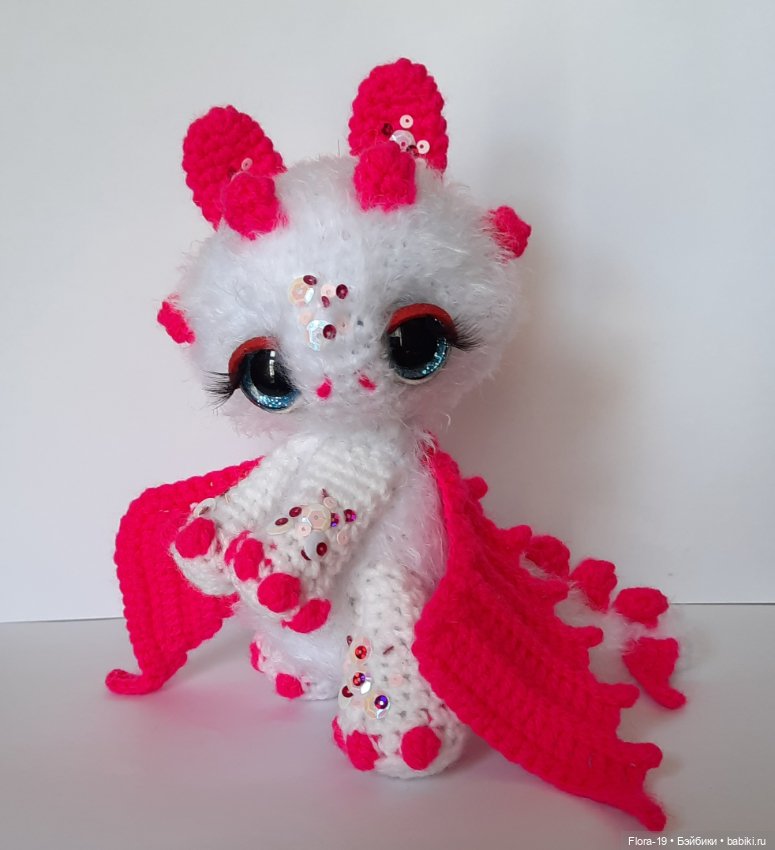 Дракошки-Снежинки — Вязаные игрушки и амигуруми: крючком