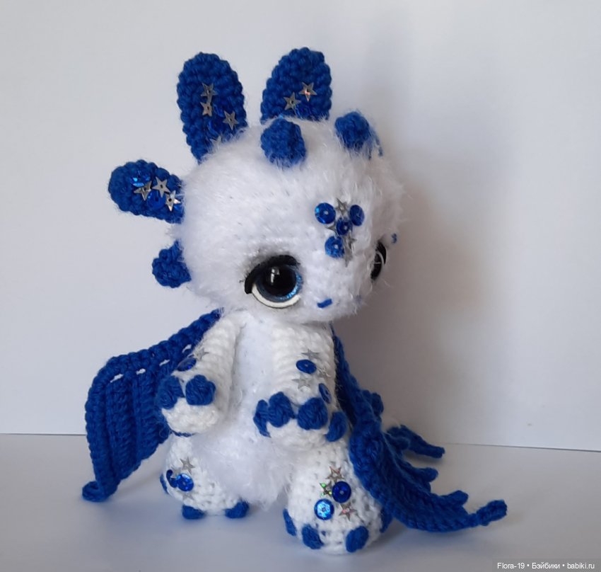 Дракошки-Снежинки — Вязаные игрушки и амигуруми: крючком (фото 5)