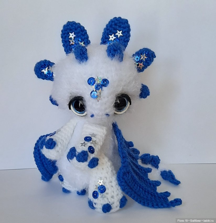 Дракошки-Снежинки — Вязаные игрушки и амигуруми: крючком (фото 7)
