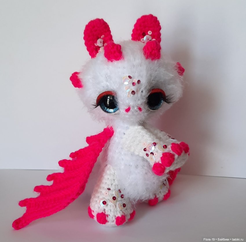 Дракошки-Снежинки — Вязаные игрушки и амигуруми: крючком (фото 3)