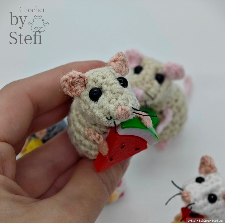 Семья мышек - Мама папа и детки (фото 4)