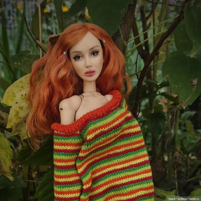 Девочка-осень — ООАК и репейнт игровых кукол: Bratz (фото 3)