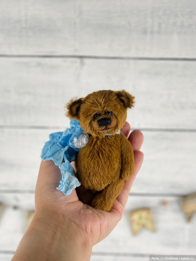 Тедди мишка Смоли — Авторские мишки Тедди и друзья: фото (фото 3)