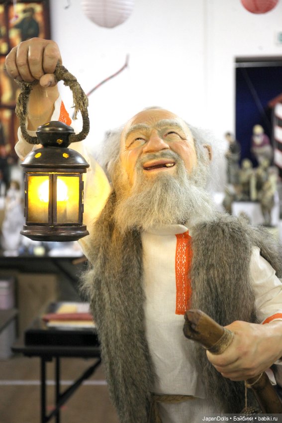 "Лесовик и внучка" на выставке "Куклы с характером. Четвертая высота" (фото 3)