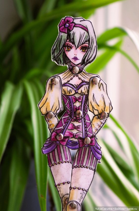 Бумажки — Авторские куклы из дерева (фото 3)