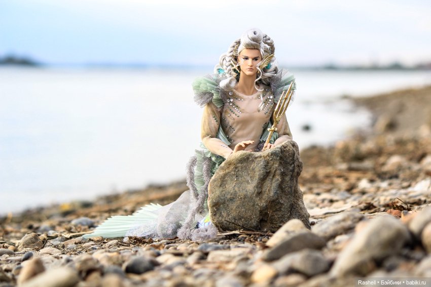 Морской царь греется на солнышке