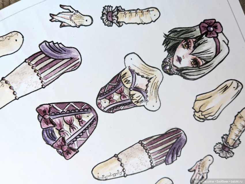 Бумажки — Авторские куклы из дерева