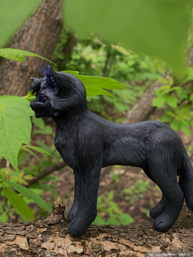 Коты-Воители — Игрушки в смешанной технике (мех и глина): Арт (фото 3)