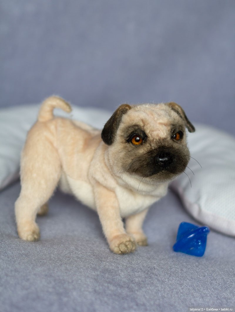 Немножко о собачках — Текстильные игрушки и примитивы: кофейные (фото 9)