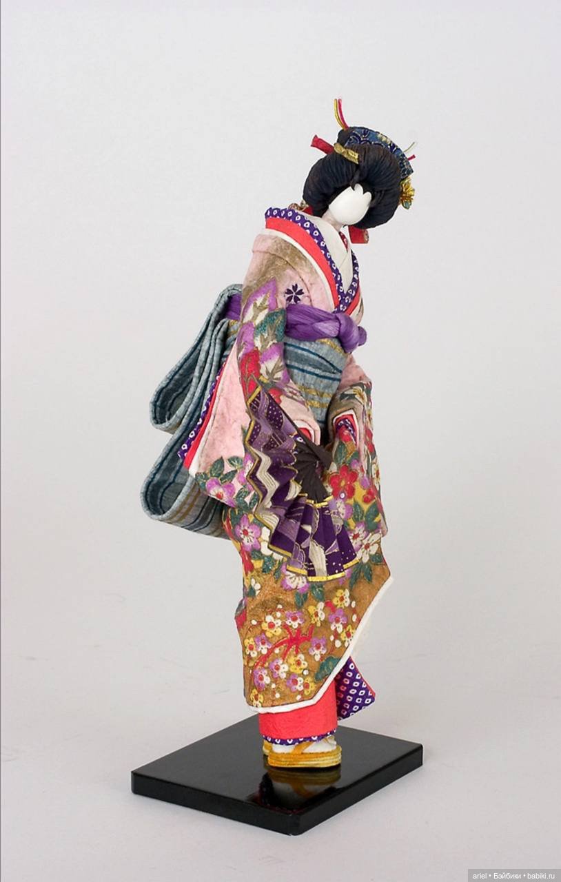 Смесь оригами и трехмерной скульптуры (shikishi ningyo) (фото 2)