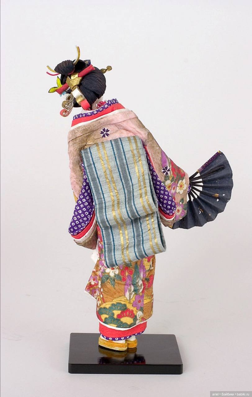 Смесь оригами и трехмерной скульптуры (shikishi ningyo) (фото 3)