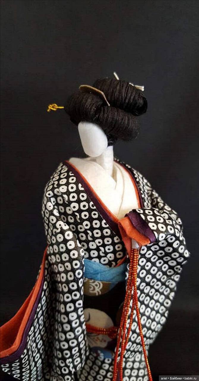 Смесь оригами и трехмерной скульптуры (shikishi ningyo) (фото 7)