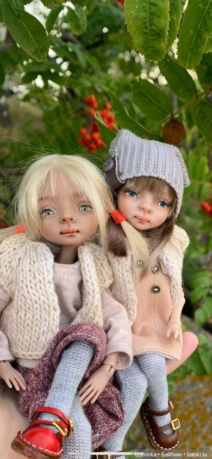 Осенние мотивы... Жу , авторские куклы Даши Нужновой