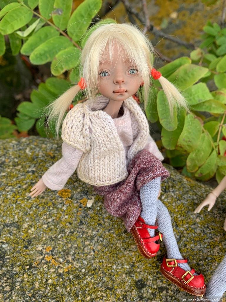 Осенние мотивы... Жу , авторские куклы Даши Нужновой