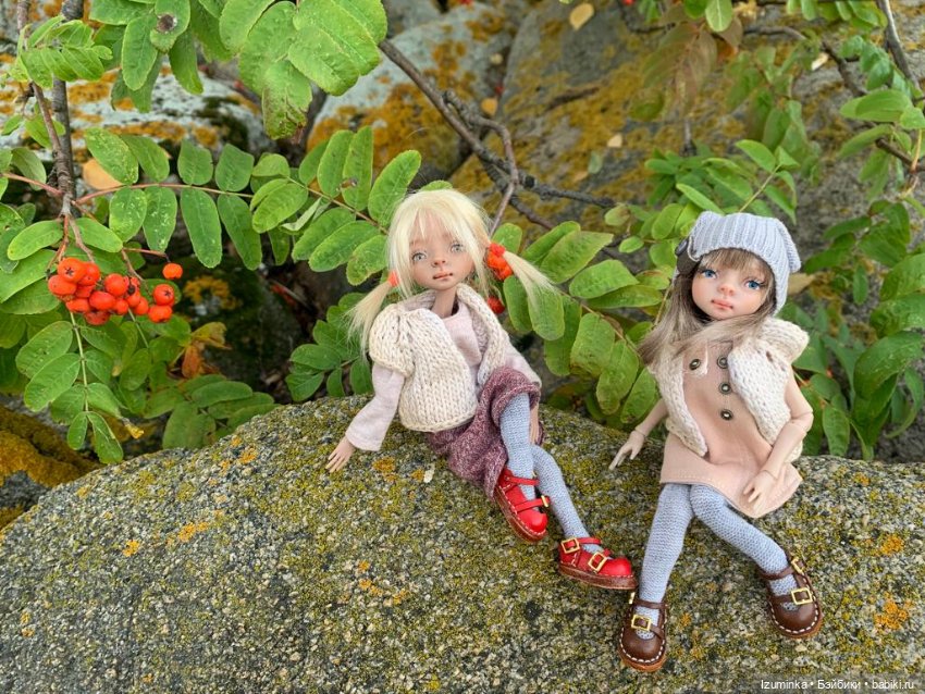 Осенние мотивы... Жу , авторские куклы Даши Нужновой