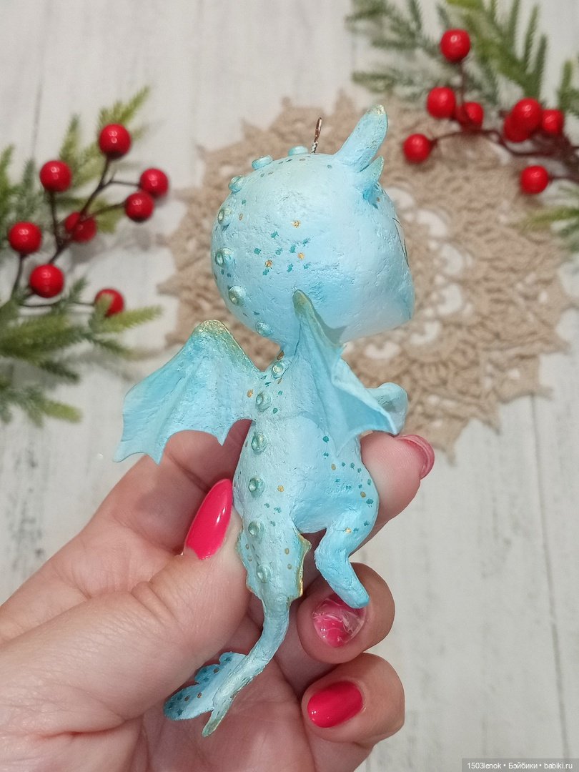 Дракоша — Лепка авторских игрушек и папье (фото 6)