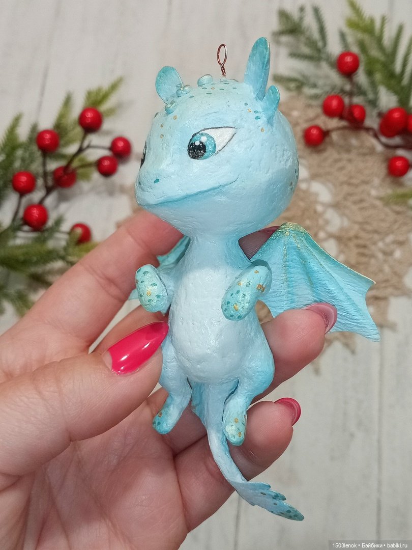 Дракоша — Лепка авторских игрушек и папье (фото 3)