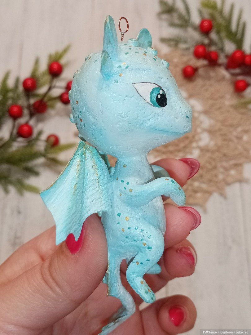 Дракоша — Лепка авторских игрушек и папье (фото 7)