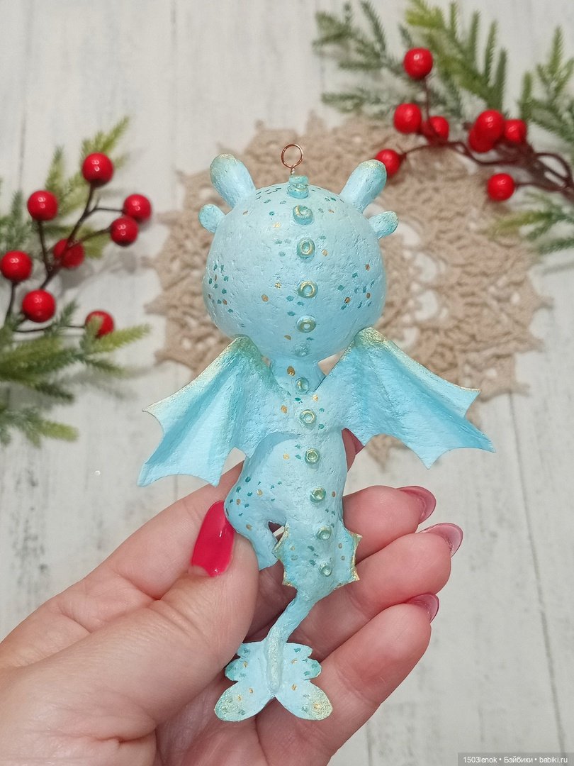 Дракоша — Лепка авторских игрушек и папье (фото 5)