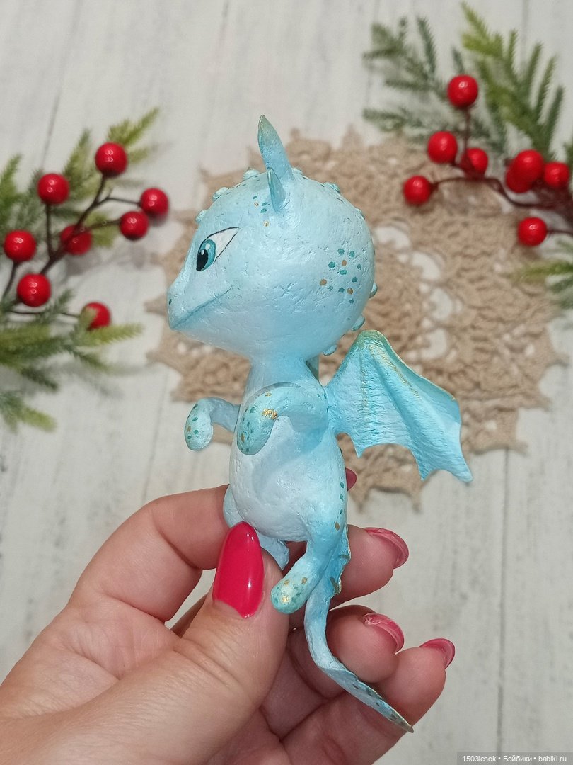 Дракоша — Лепка авторских игрушек и папье (фото 4)