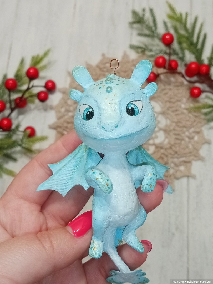 Дракоша — Лепка авторских игрушек и папье (фото 2)