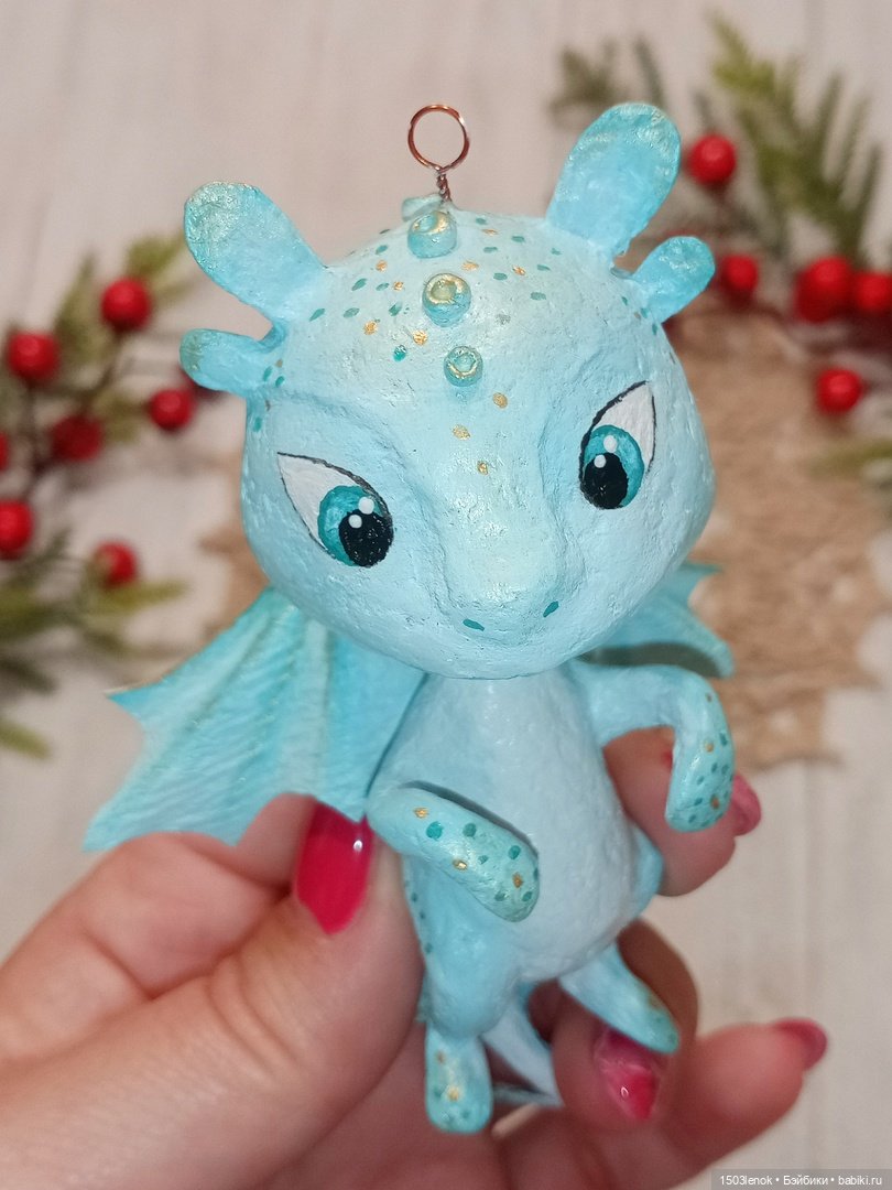 Дракоша — Лепка авторских игрушек и папье (фото 10)