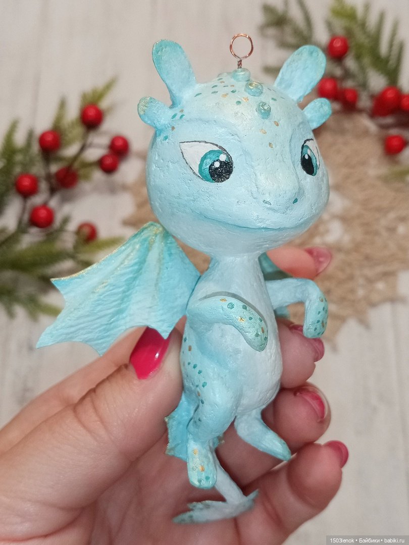 Дракоша — Лепка авторских игрушек и папье (фото 8)